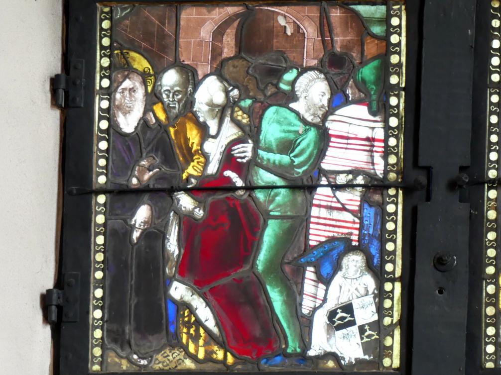 Hans Baldung Grien (1500–1544), Jesus und die Ehebrecherin, Nürnberg, ehem. Karmelitenkloster (1525 aufgelöst), jetzt Großgründlach, ev. Pfarrkirche St. Laurentius, um 1505