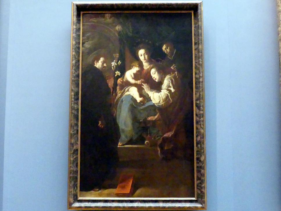 Domenico Fetti (1613–1622), Mystische Verlobung der Hl. Katharina, Wien, Kunsthistorisches Museum, Saal VI, um 1617–1621