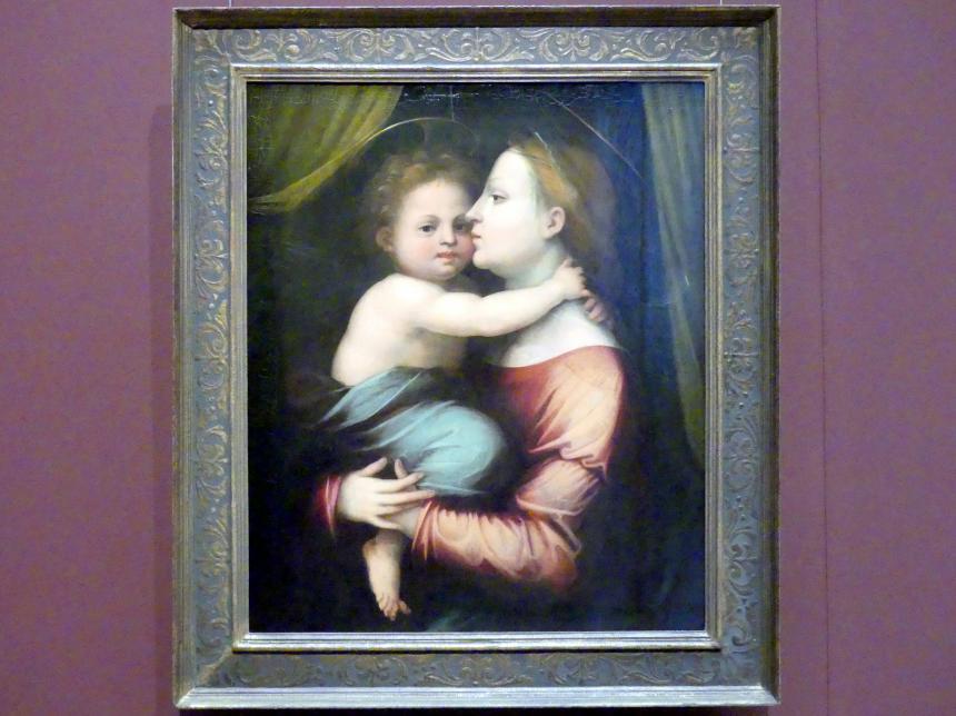 Fra Bartolomeo (Baccio della Porta) (1495–1516), Maria mit Kind, Wien, Kunsthistorisches Museum, Saal III, um 1514–1516