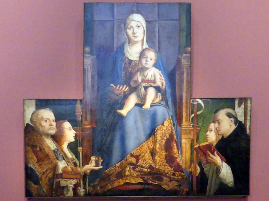 Antonello da Messina (1464–1478), Pala di San Cassiano, Venedig, Kirche San Cassiano, jetzt Wien, Kunsthistorisches Museum, Kabinett 5, um 1475–1476
