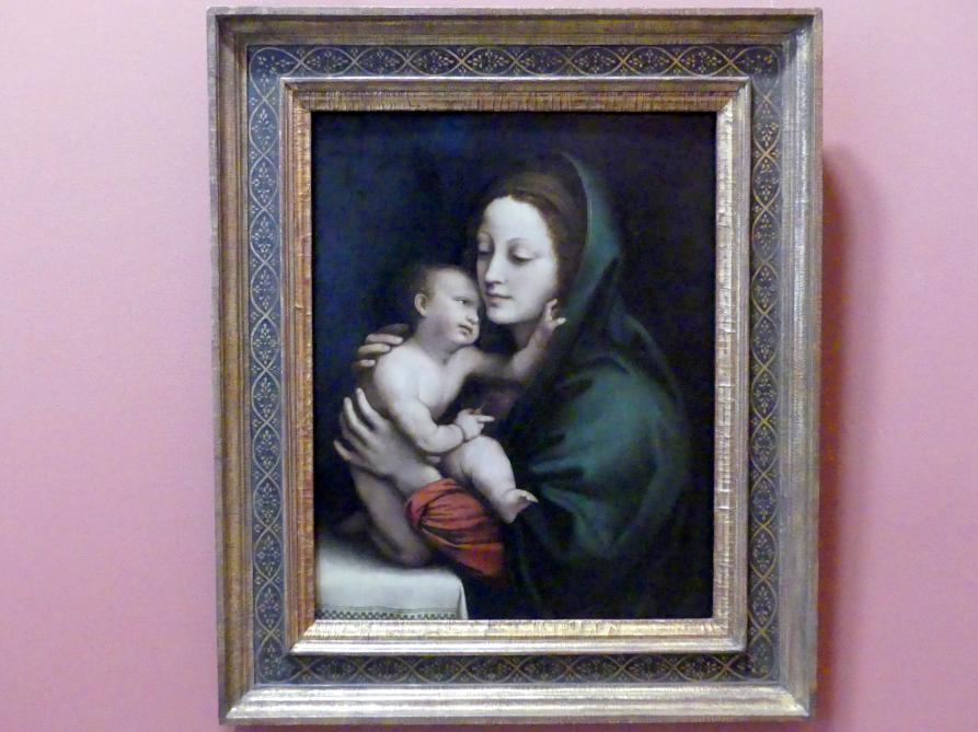 Bernardino Luini (1510–1527), Maria mit Kind, Wien, Kunsthistorisches Museum, Kabinett 7, um 1510, Bild 1/2