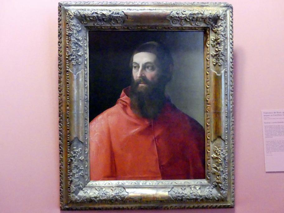 Francesco Salviati (1539–1548), Kardinal Rodolfo Pio, Wien, Kunsthistorisches Museum, Kabinett 9, Undatiert