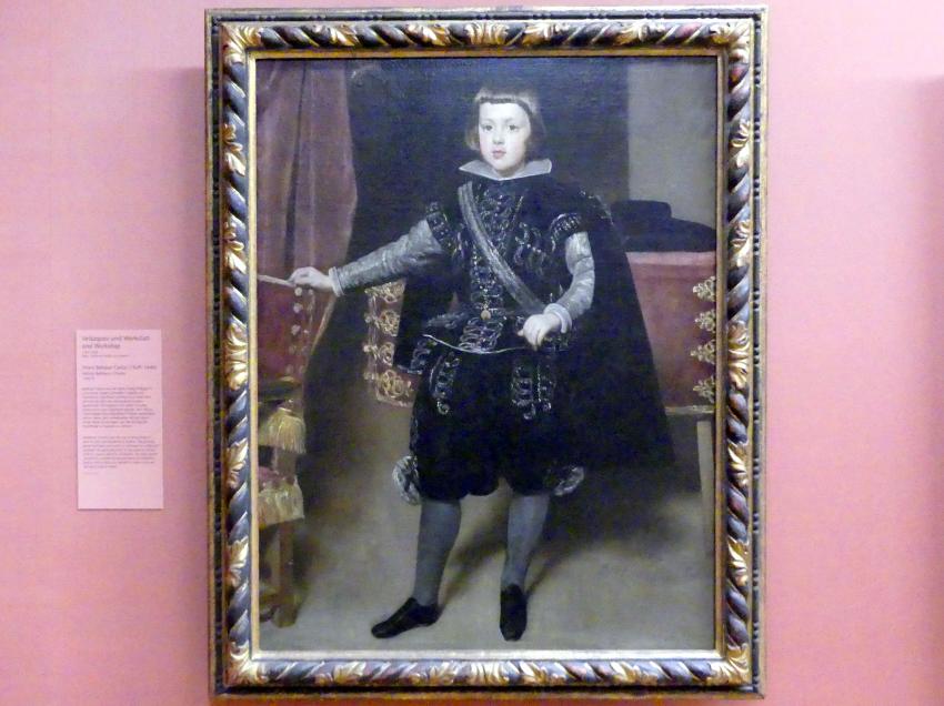 Diego Rodríguez de Silva y Velázquez (1618–1659), Infant Baltasar Carlos (1629-1646), Wien, Kunsthistorisches Museum, Kabinett 10, um 1638–1639