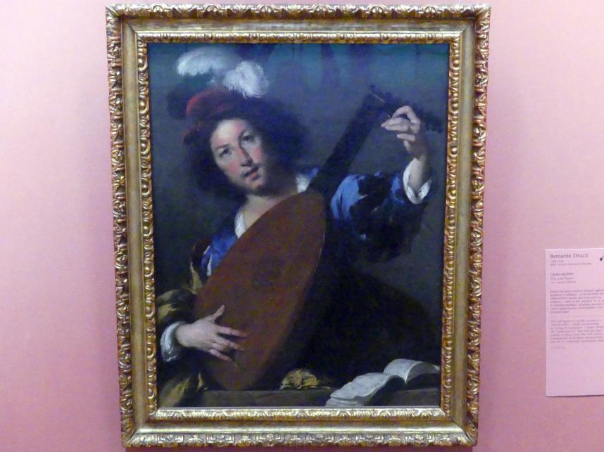 Bernardo Strozzi (1622–1644), Lautenspieler, Wien, Kunsthistorisches Museum, Kabinett 11, um 1640–1644