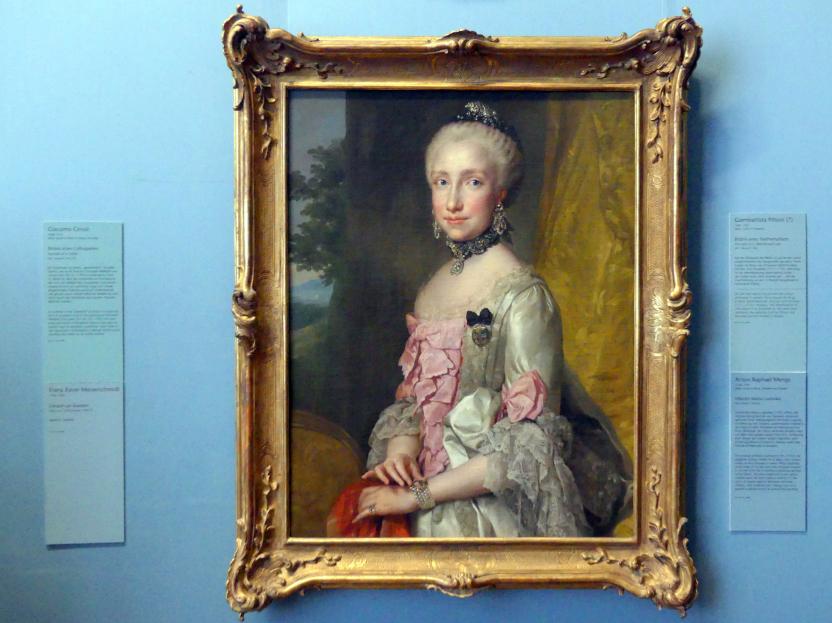 Anton Raphael Mengs (1744–1777), Infantin Maria Ludovika, Wien, Kunsthistorisches Museum, Kabinett 13, um 1764–1765