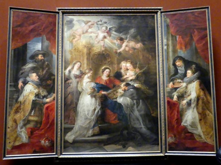 Peter Paul Rubens (1598–1640), Ildelfonso-Altar, Brüssel, Kirche Sint Jakob op Coudenberg, jetzt Wien, Kunsthistorisches Museum, Saal XIII, 1630–1632