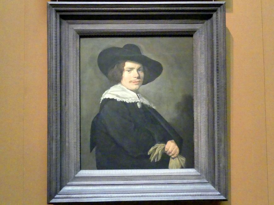 Frans Hals (1616–1664), Bildnis eines jungen Mannes, Wien, Kunsthistorisches Museum, Saal XII, um 1638–1640