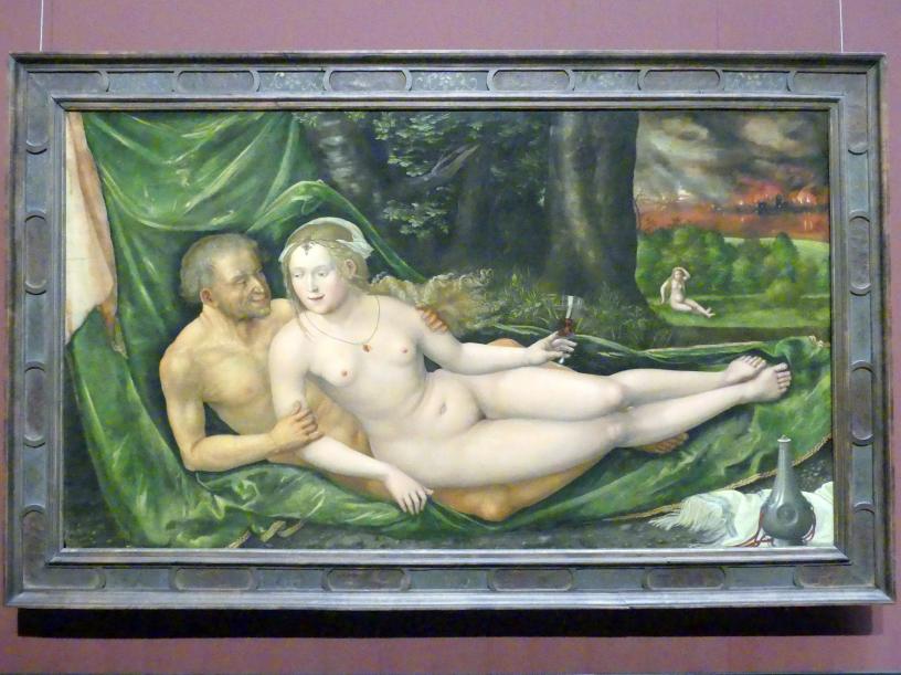 Albrecht Altdorfer (1507–1537), Lot und seine Töchter, Wien, Kunsthistorisches Museum, Saal IX, 1537