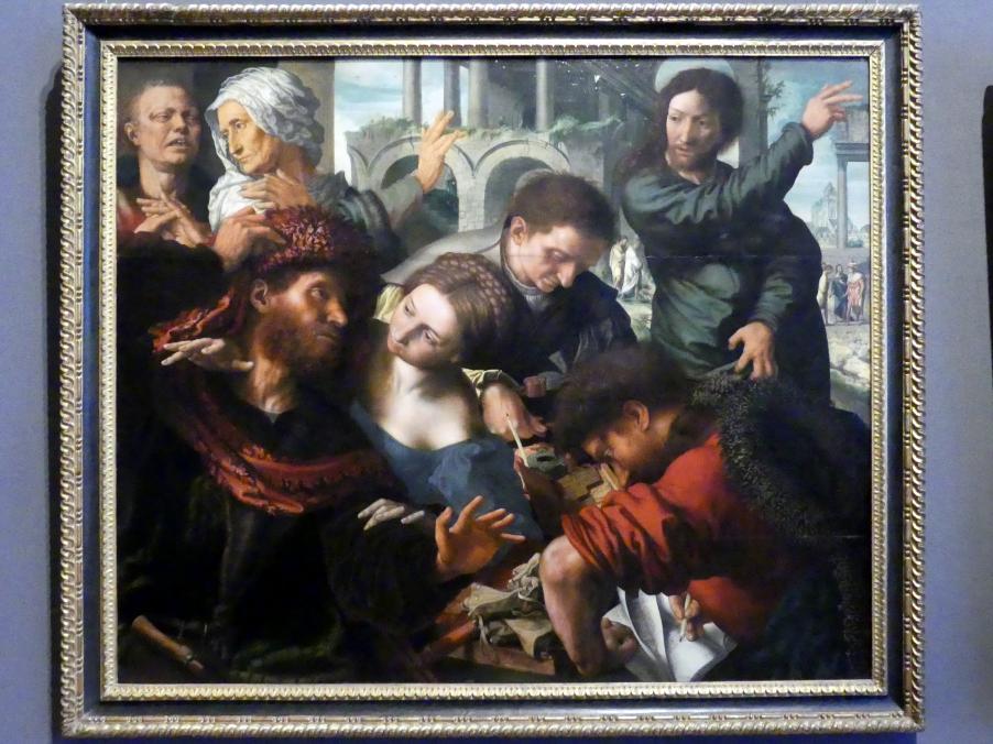 Jan Sanders van Hemessen (1530&ndash;1555), Berufung des Apostels Matthäus, Wien, Kunsthistorisches Museum, Kabinett 16, um 1548
