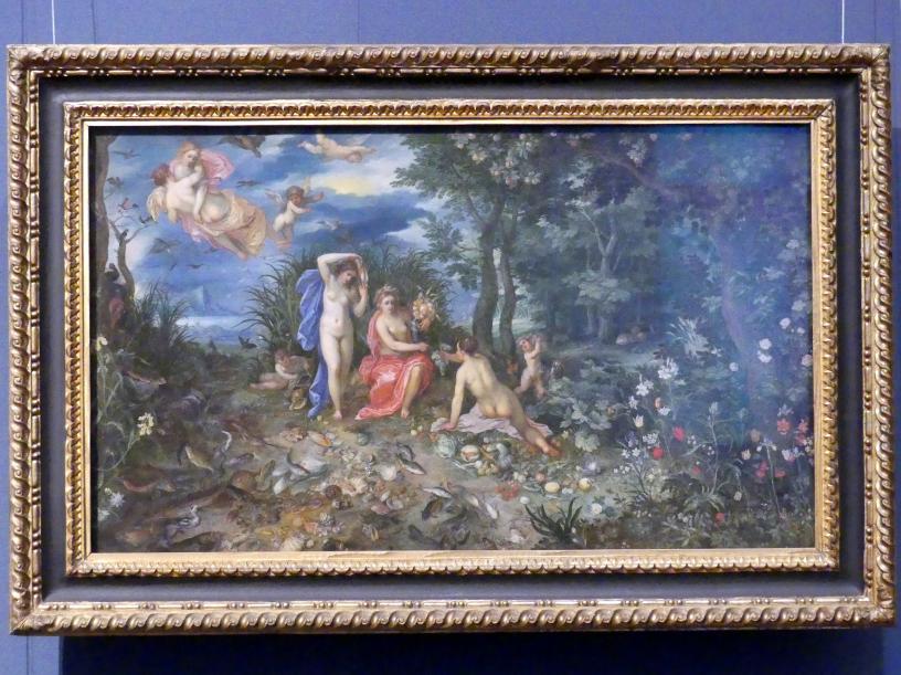 Jan Brueghel der Ältere (Samtbrueghel, Blumenbrueghel) (1593–1621), Allegorie der vier Elemente mit Ceres, Wien, Kunsthistorisches Museum, Kabinett 17, 1604