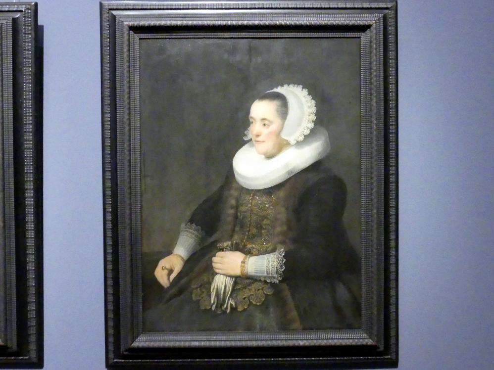 Rembrandt (Rembrandt Harmenszoon van Rijn) (1627–1669), Bildnis einer Frau, Wien, Kunsthistorisches Museum, Kabinett 18, um 1632