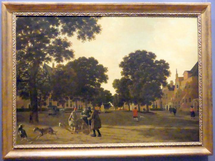 Joris van der Haagen (1650), Ansicht des Kneuterdijk im Haag, Wien, Kunsthistorisches Museum, Kabinett 20, Mitte 17. Jhd.