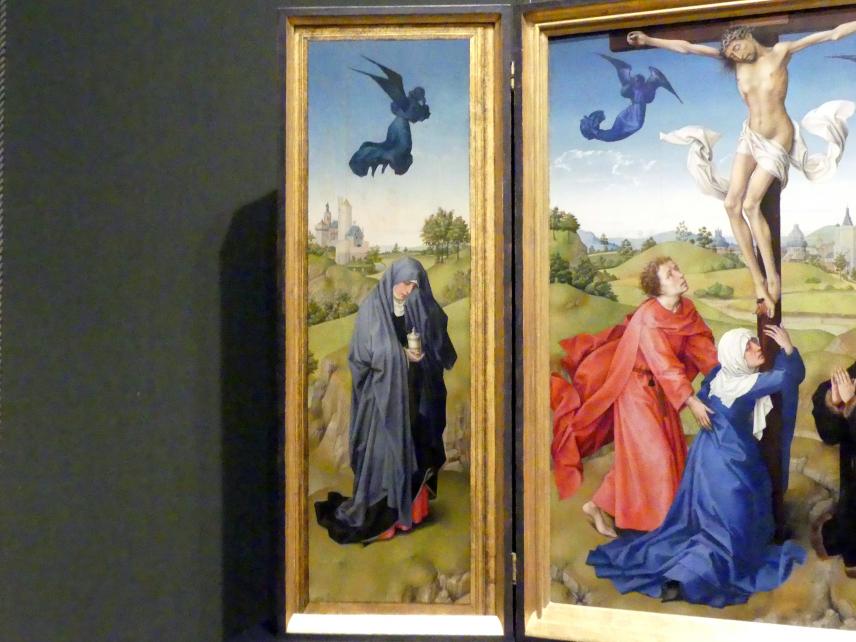 Rogier van der Weyden (1433&ndash;1464), Kreuzigungsaltar, Wien, Kunsthistorisches Museum, Kabinett 21, 1443&ndash;1445, Bild 3/6