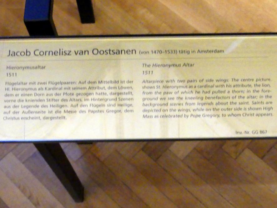 Jacob Cornelisz. van Oostsanen (1510&ndash;1524), Hieronymusaltar, Wien, Kunsthistorisches Museum, Kabinett 21, 1511, Bild 7/7