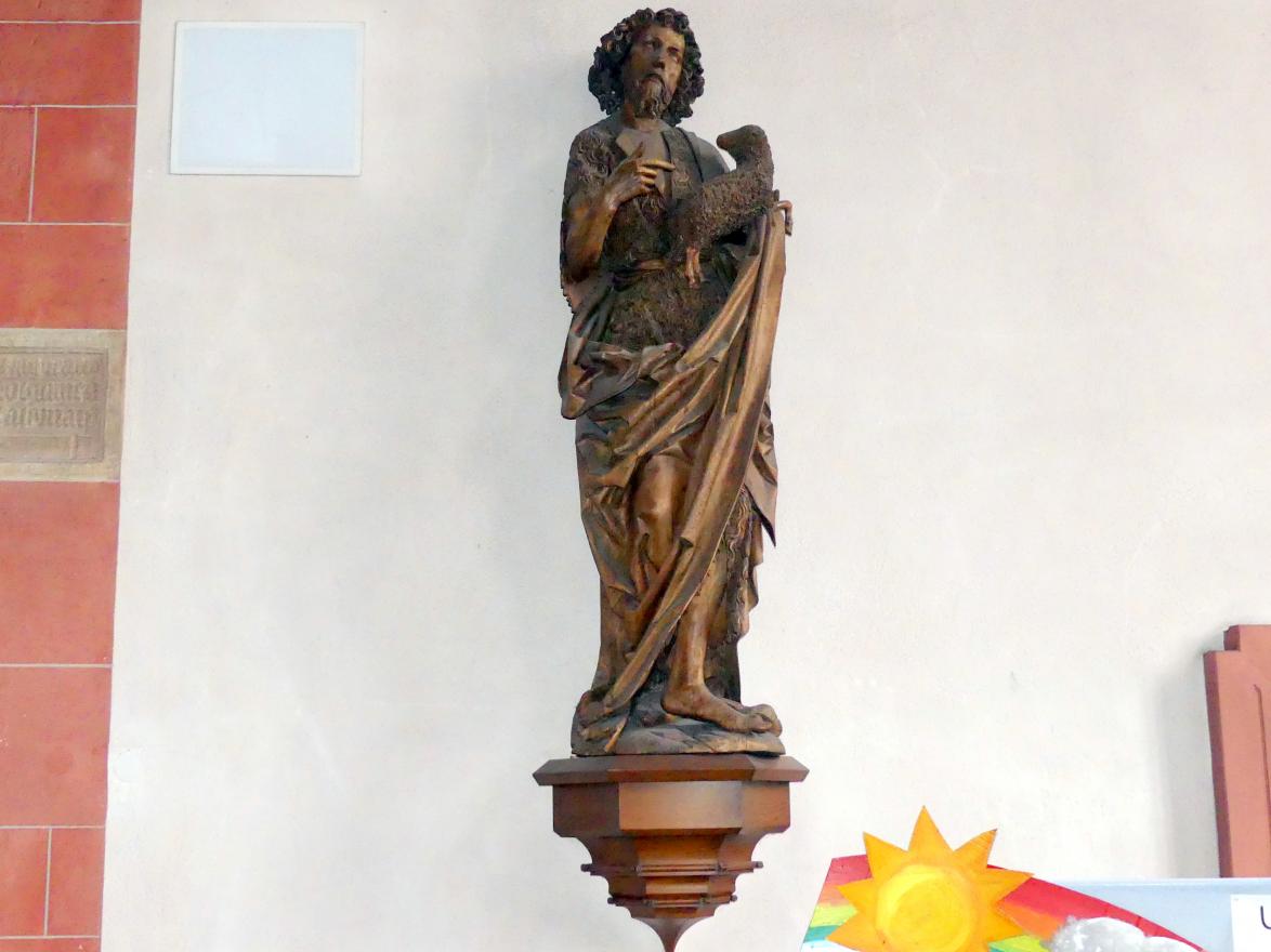 Tilman Riemenschneider (1487&ndash;1523), Johannes der Täufer, Haßfurt, Pfarrkirche St. Kilian, Kolonat und Totnan, 1485&ndash;1490