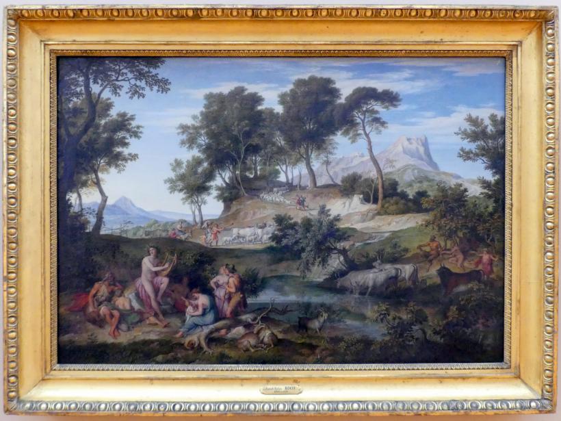 Joseph Anton Koch (1796&ndash;1835), Apollo unter den Hirten, Schweinfurt, Museum Georg Schäfer, Saal 10, 1834