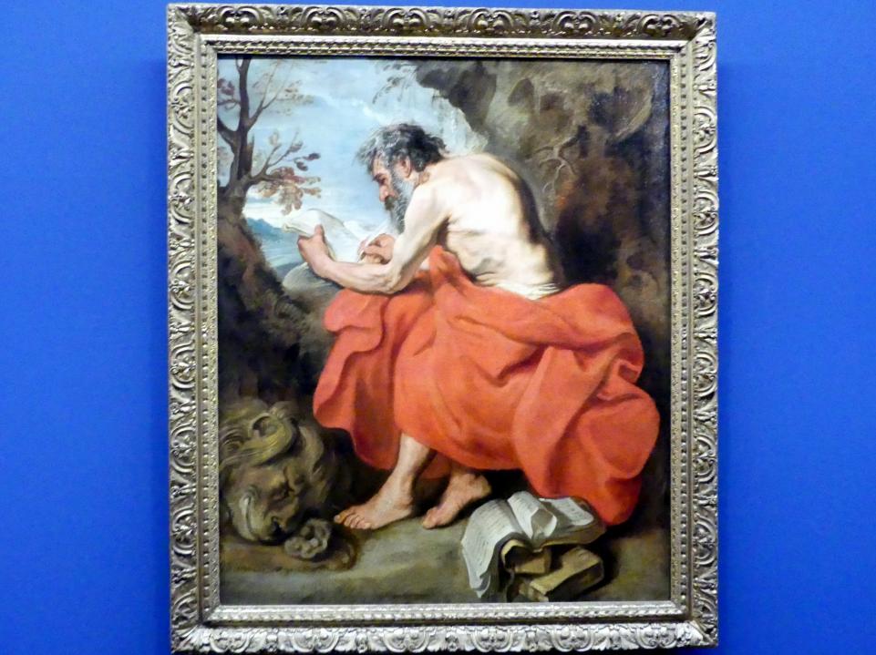 Anthonis (Anton) van Dyck (1614&ndash;1641), Der heilige Hieronymus, Wien, Albertina, Ausstellung "Die fürstliche Sammlung Liechtenstein" vom 16.02.-10.06.2019, um 1615&ndash;1616