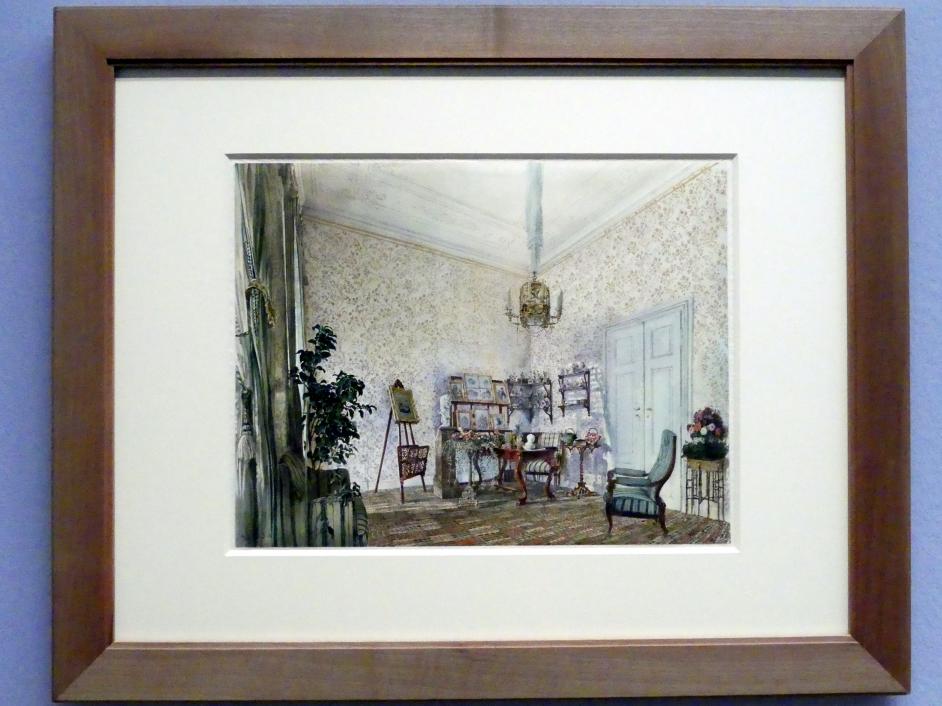 Rudolf von Alt (1827&ndash;1887), Salon im Palais Rasumofsky, Wien, Albertina, Ausstellung "Rudolf von Alt und seine Zeit" vom 16.02.-10.06.2019, Fürstliche Pracht, 1841
