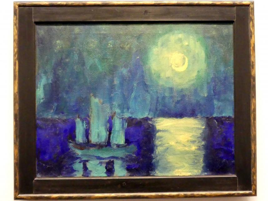 Emil Nolde (1903&ndash;1946), Mondnacht, Wien, Albertina, Sammlung Batliner, Saal 3, 1914