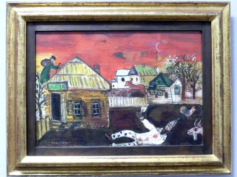 Marc Chagall (1910&ndash;1972), Witebsk, Dorfszene, Wien, Albertina, Sammlung Batliner, Saal 6, um 1924&ndash;1926