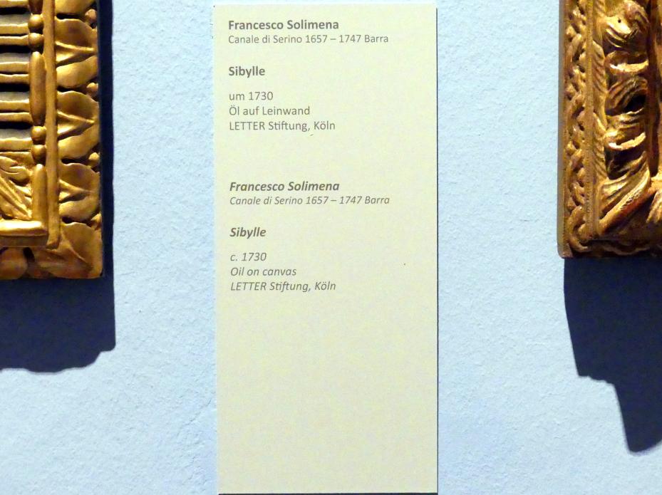 Francesco Solimena (1680&ndash;1731), Sibylle, Wien, Akademie der bildenden Künste, um 1730, Bild 2/2
