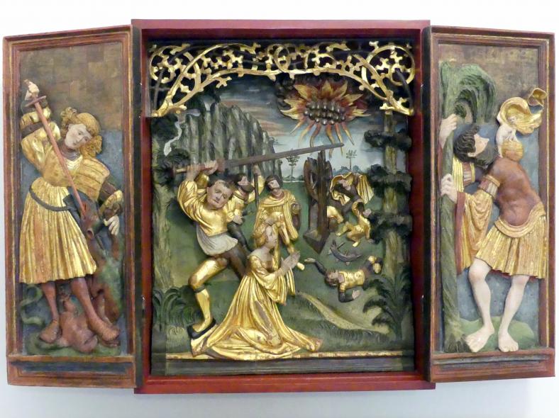 Katharinenaltärchen, Linz, Oberösterreichisches Landesmuseum, Die Kunst der Donauschule, um 1515&ndash;1520