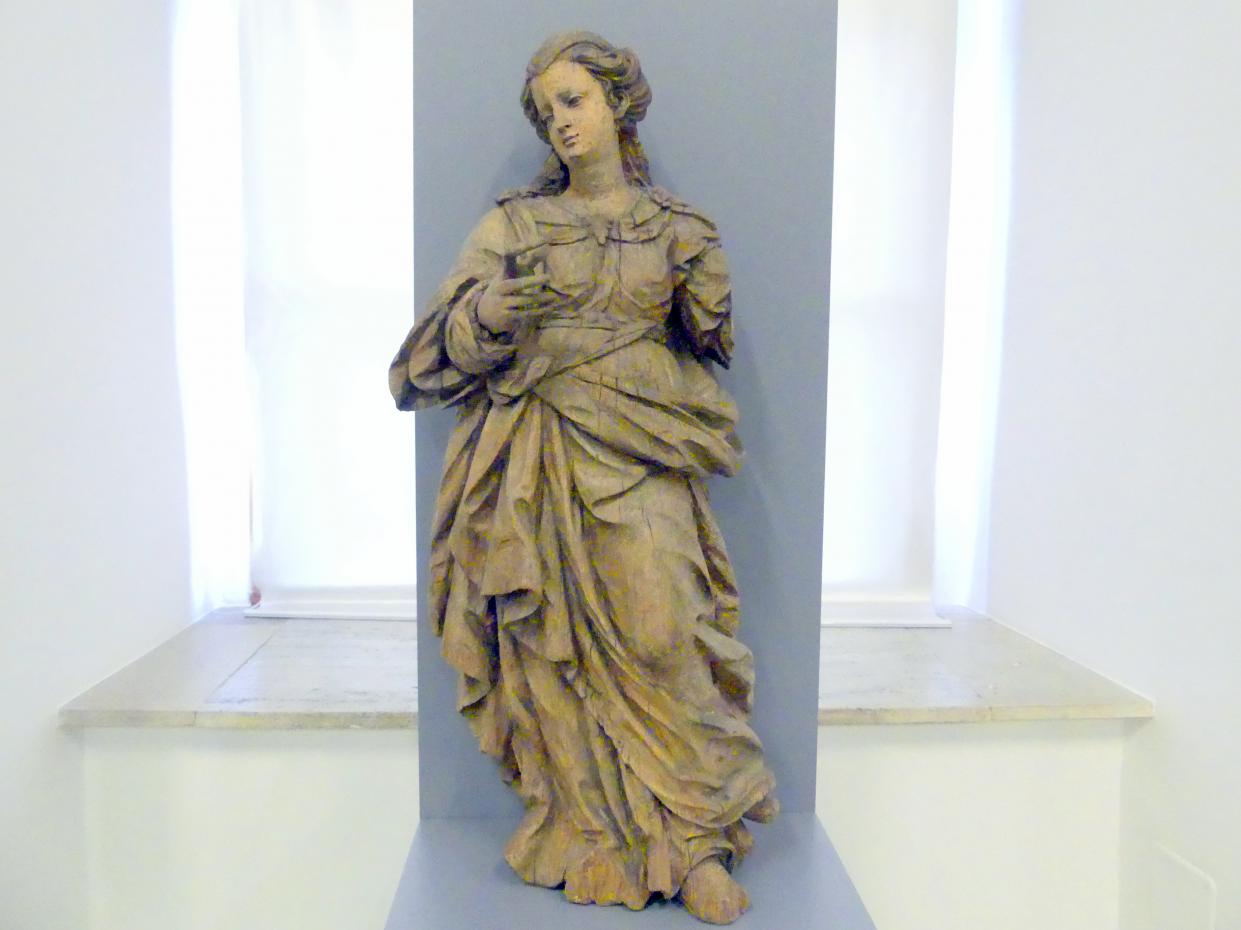 Thomas Schwanthaler (1673&ndash;1695), Weibliche Heilige, Linz, Oberösterreichisches Landesmuseum, Barocke Glaubenswelt, Undatiert