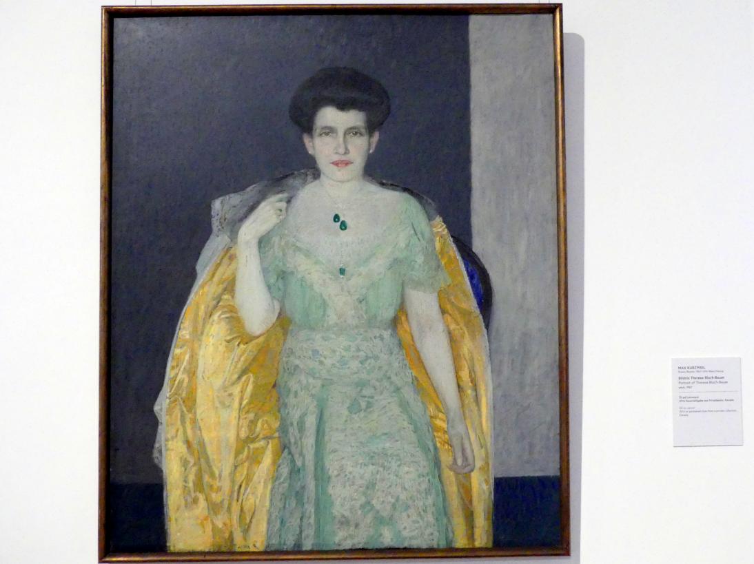 Max Kurzweil (1907–1910), Bildnis Therese Bloch-Bauer, Wien, Museum Oberes Belvedere, Saal 1, um 1907