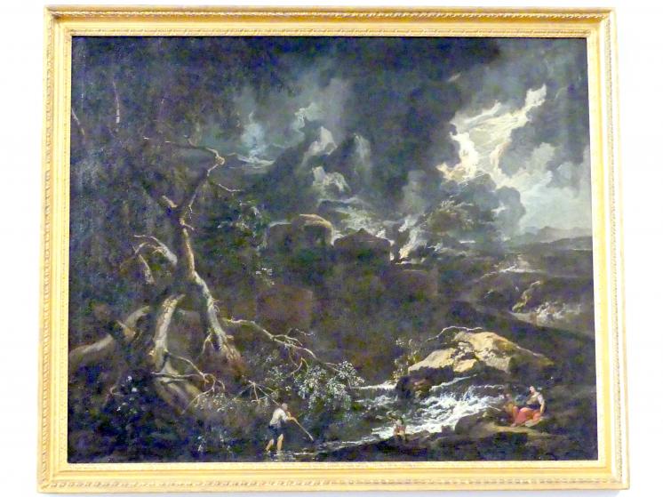 Anton Faistenberger (1695&ndash;1701), Gewitterlandschaft, Wien, Museum Oberes Belvedere, Saal 14, nach 1700