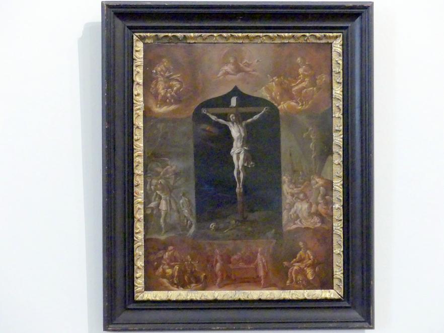 Johann Karl von Reslfeld (1702), Der gekreuzigte Jesus und sieben biblische Szenen, Wien, Museum Oberes Belvedere, Saal 16, Undatiert