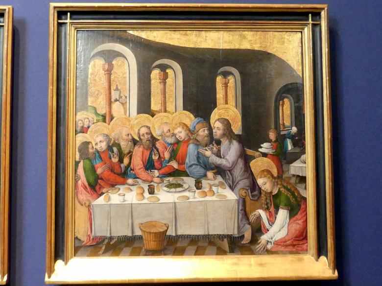 Seeschwäbischer Meister (1500), Der Besuch Christi im Hause des Lazarus, Schwäbisch Hall, Johanniterkirche, Alte Meister in der Sammlung Würth, um 1500