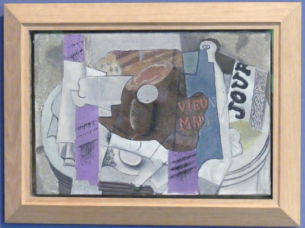 Pablo Picasso (1897–1972), Der alte Tresterbrand, Schwäbisch Hall, Kunsthalle Würth, Ausstellung "Das Musée d'Art moderne de la Ville de Paris zu Gast in der Kunsthalle Würth" vom 15.04.-15.09.2019, um 1914