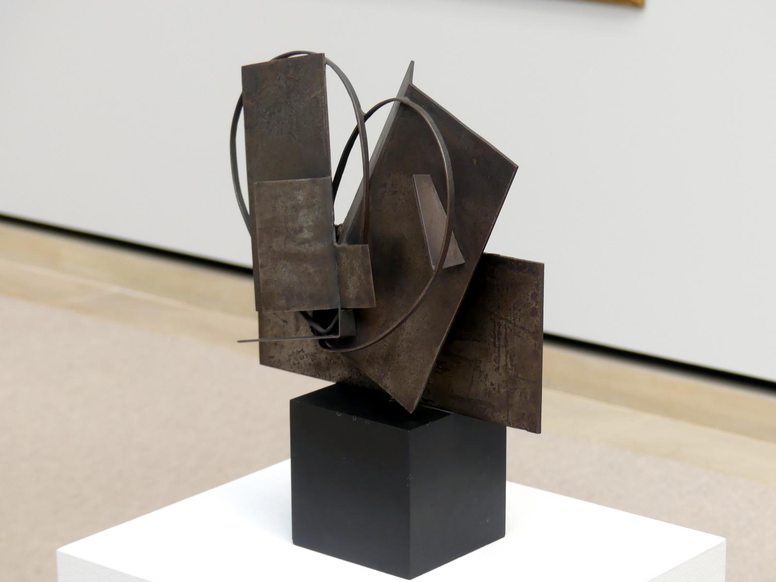 Julio González (1897&ndash;1942), Der Kuss, Stuttgart, Staatsgalerie, Internationale Malerei und Skulptur 3, 1930, Bild 2/5