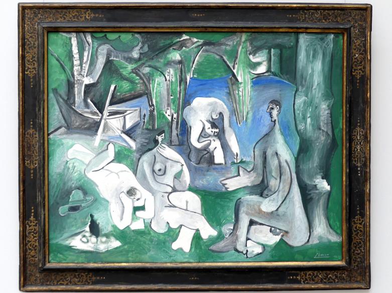 Pablo Picasso (1897–1972), Das Frühstück im Freien, Stuttgart, Staatsgalerie, Internationale Malerei und Skulptur 4, 1961