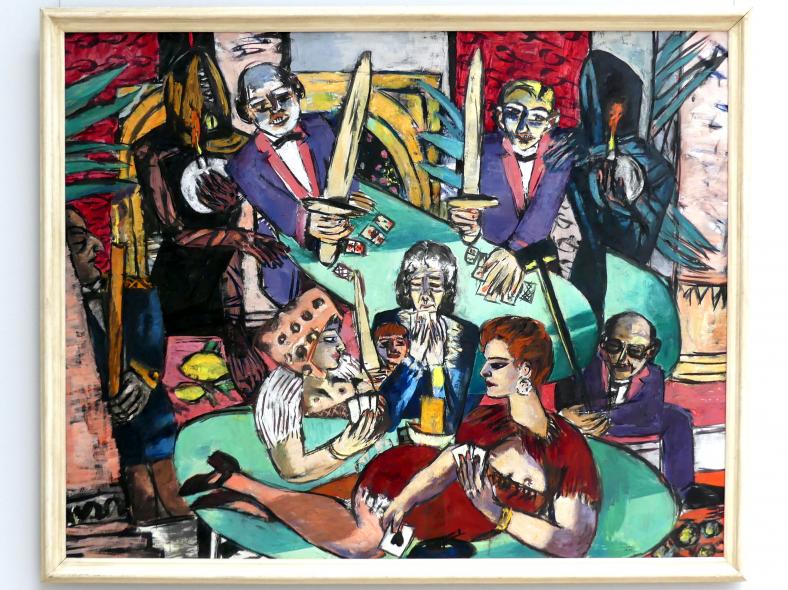 Max Beckmann (1905&ndash;1950), Traum von Monte Carlo, Stuttgart, Staatsgalerie, Internationale Malerei und Skulptur 6, 1939&ndash;1943