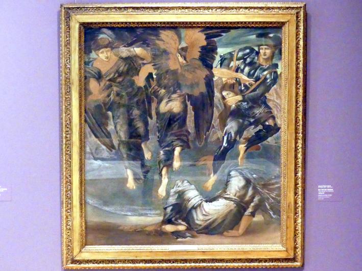 Edward Burne-Jones (1877–1892), Der Tod der Medusa, Stuttgart, Staatsgalerie, Europäische Malerei und Skulptur 1, 1876–1890