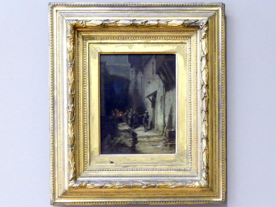 Carl Spitzweg (1835&ndash;1880), Die Scharwache, Stuttgart, Staatsgalerie, Europäische Malerei und Skulptur 5, um 1872&ndash;1874
