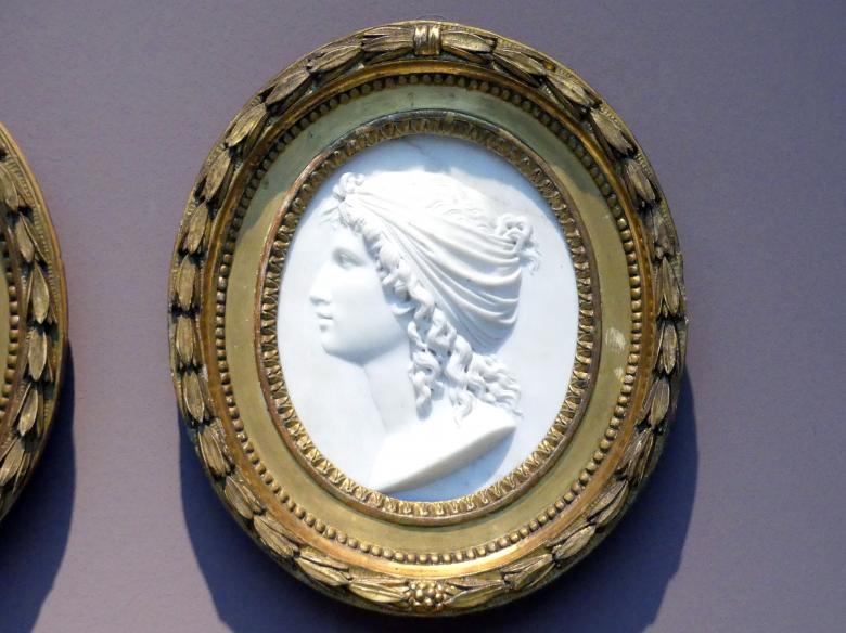 Philipp Jakob Scheffauer (1794&ndash;1806), Idealer weiblicher Bildniskopf, Stuttgart, Staatsgalerie, Europäische Malerei und Skulptur 10, 1800