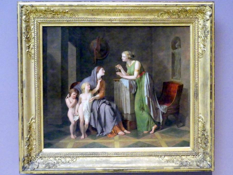 Philipp Friedrich Hetsch (1777–1808), Cornelia, die Mutter der Gracchen, Stuttgart, Staatsgalerie, Europäische Malerei und Skulptur 11, 1794