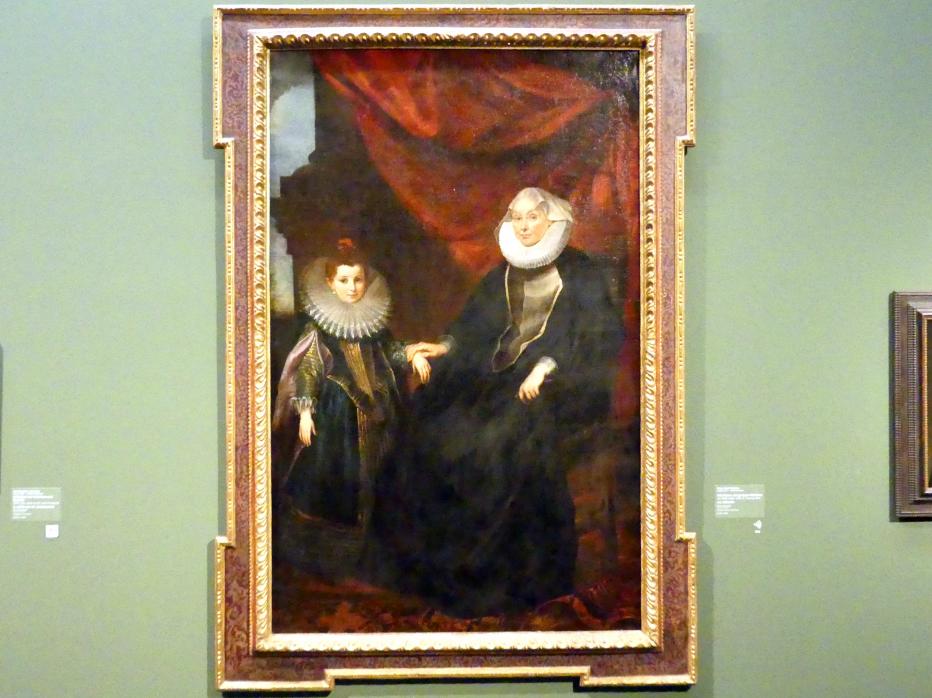 Peter Paul Rubens (1598&ndash;1640), Alte Dame mit jungem Mädchen, Stuttgart, Staatsgalerie, Niederländische Malerei 4, um 1605&ndash;1606