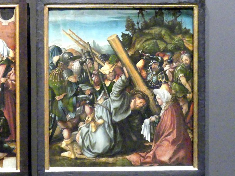 Hans Burgkmair der Ältere (1490–1529), Die Kreuztragung Christi, Stuttgart, Staatsgalerie, Altdeutsche Malerei 4, 1520–1524