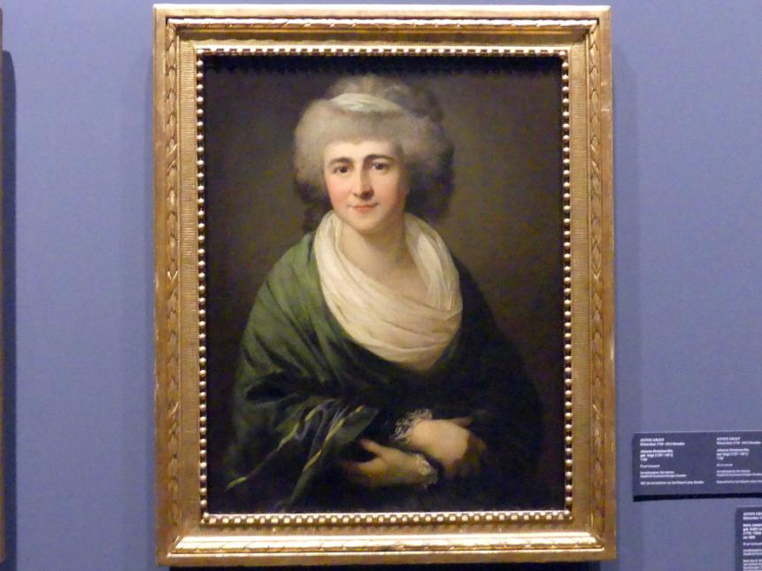 Anton Graff (1761–1807), Johanna Christiane Eltz, geb. Voigt (1757-1811), Dresden, Gemäldegalerie Alte Meister, Ausstellung "Anton Graff (1736–1813) – Porträts" vom 13.03.-16.06.2019, 1788