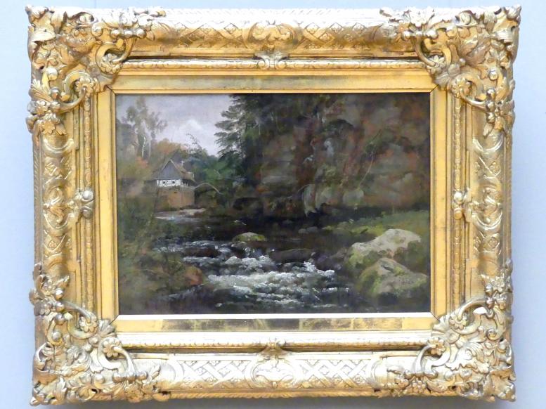 Johan Christian Clausen Dahl (1815&ndash;1852), Mühle im Liebethaler Grund, Dresden, Albertinum, Galerie Neue Meister, 2. Obergeschoss, Saal 3, 1823