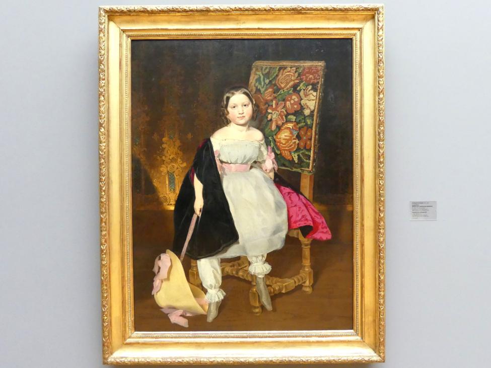 Ferdinand von Rayski (1837&ndash;1875), Kinderbildnis (Bildnis eines unbekannten Mädchens), Dresden, Albertinum, Galerie Neue Meister, 2. Obergeschoss, Saal 5, um 1850