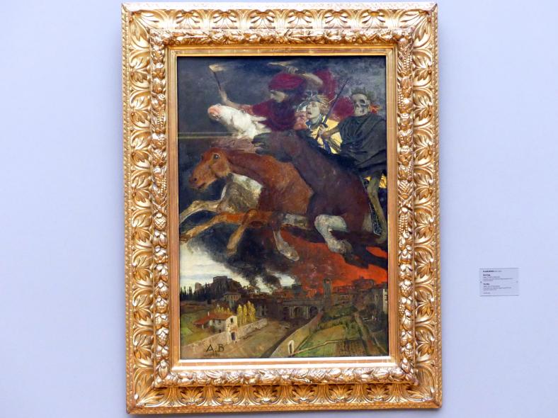 Arnold Böcklin (1851–1897), Der Krieg, Dresden, Albertinum, Galerie Neue Meister, 2. Obergeschoss, Saal 6, 1896