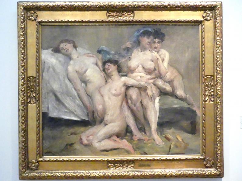 Lovis Corinth (1891–1925), Frauengruppe (Freundinnen, große Fassung), Dresden, Albertinum, Galerie Neue Meister, 2. Obergeschoss, Saal 10, 1904
