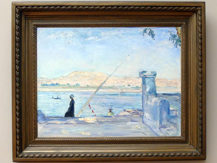 Max Slevogt (1886–1931), Morgen bei Luxor, Dresden, Albertinum, Galerie Neue Meister, 2. Obergeschoss, Saal 12, 1914