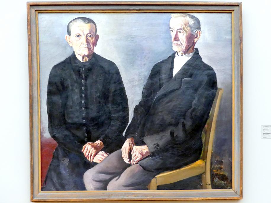 Curt Querner (1930&ndash;1947), Bildnis der Eltern, Dresden, Albertinum, Galerie Neue Meister, 2. Obergeschoss, Saal 15, 1947