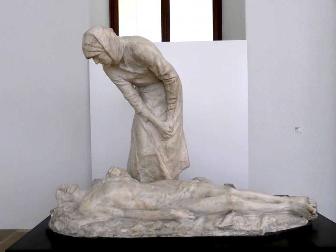 Constantin Meunier (1884–1897), Das Grubengas, Dresden, Albertinum, Galerie Neue Meister, Erdgeschoss, Skulpturenhalle, 1888–1890