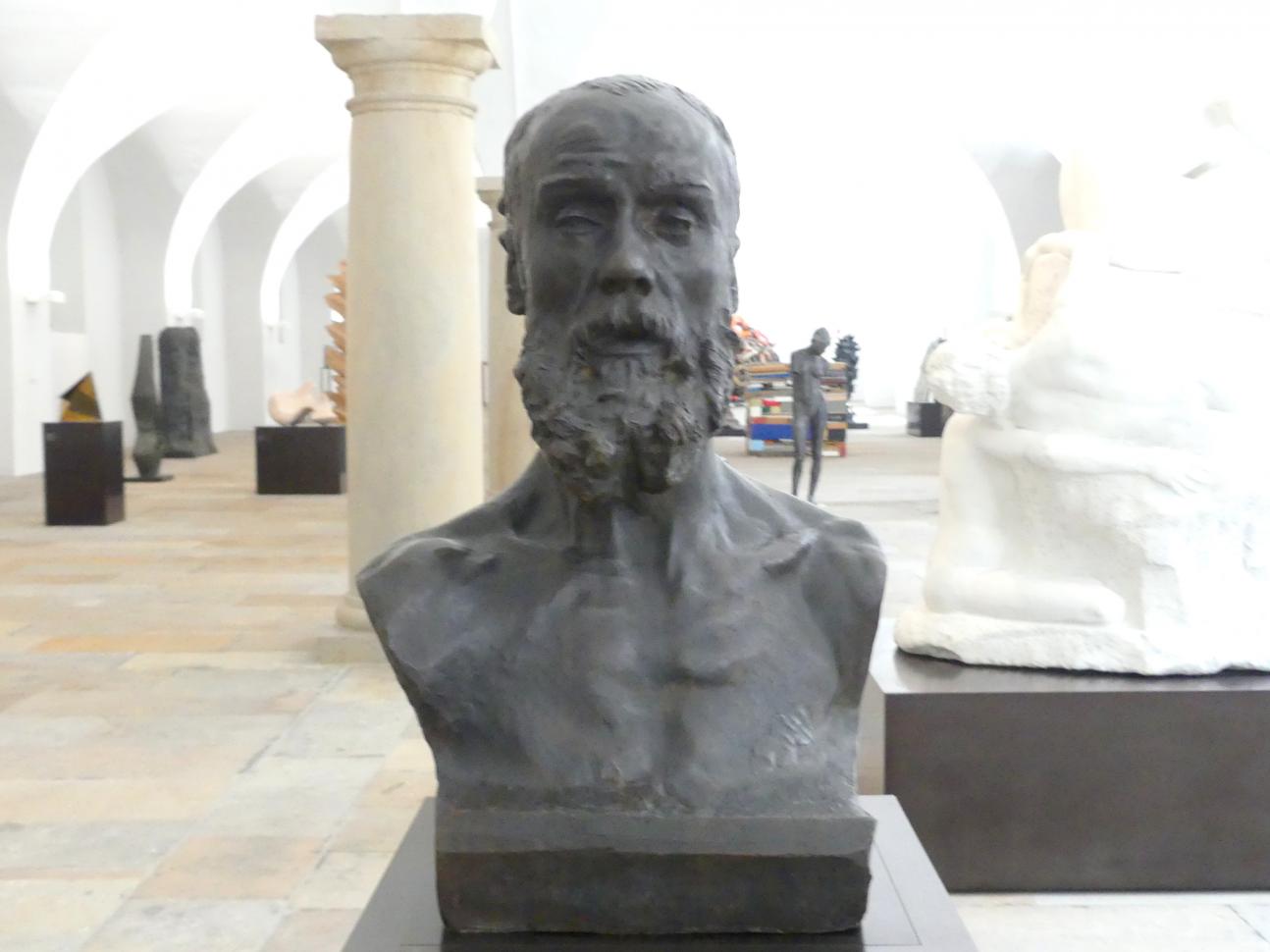 Auguste Rodin (1863–1917), Jean-Paul Laurens, Dresden, Albertinum, Galerie Neue Meister, Erdgeschoss, Skulpturenhalle, 1881